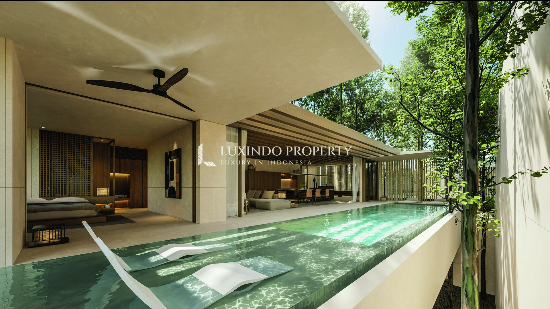 ECHO BEACH - MODERN 4 BEDROOM LUXURY VILLA WITH PRIVATE POOL IN CANGGU (FHV531)